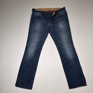 BOSS Orange 63 Jeans Men's Size 36x32 Blue Slim Fit Dark Wash Denim